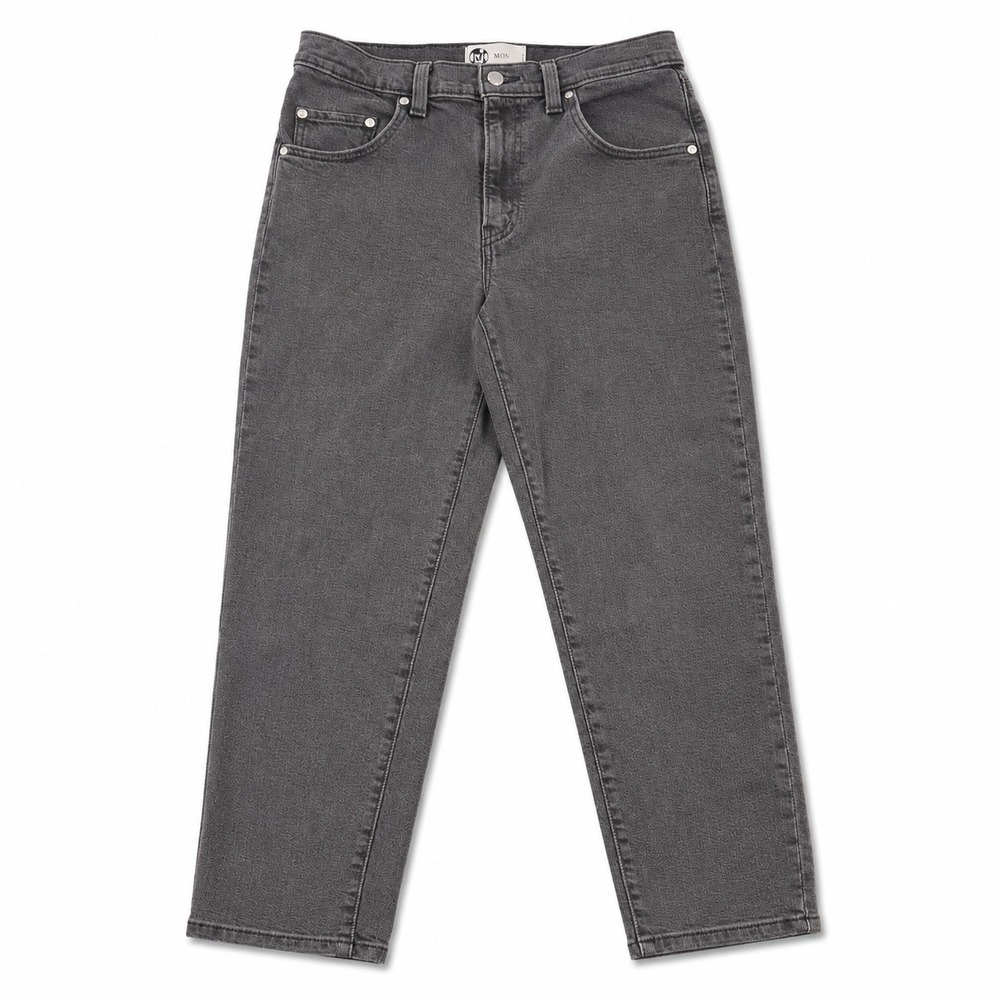 Levis SilverTab Mom Jeans Womens 28x27 Tapered High Rise Stretch Washed Black